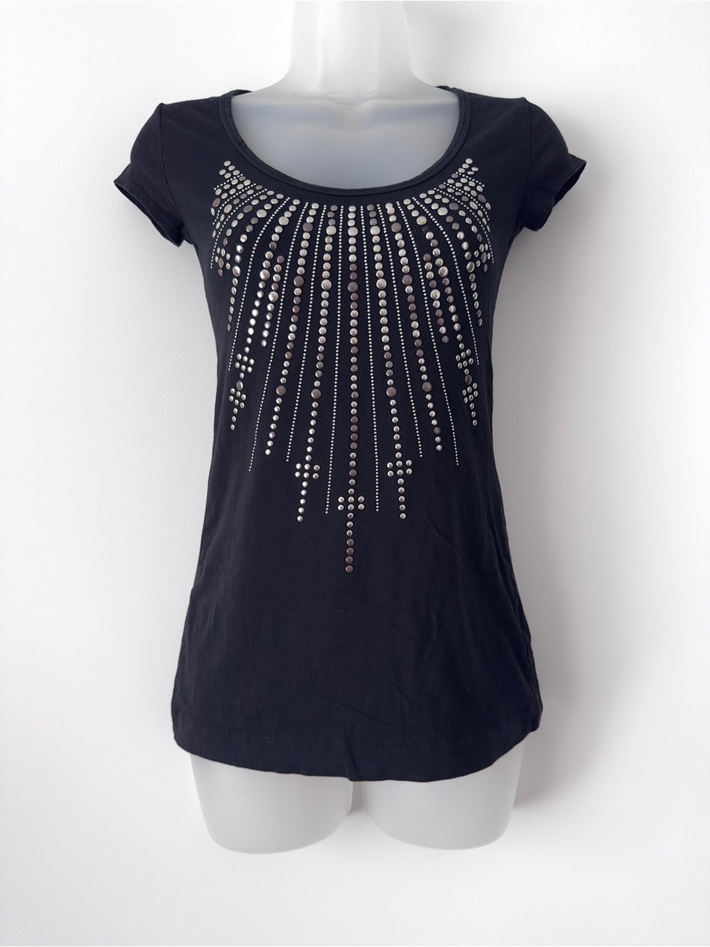 y2k studded t shirt